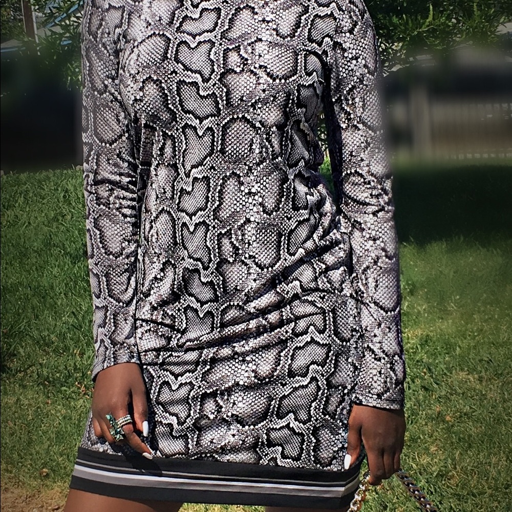 Michael Kors reptile print dress